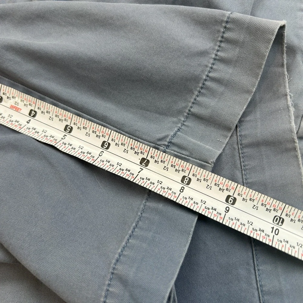 Polo Ralph Lauren Mens 36 Pleated Chino Shorts Slate Blue Vintage Cotton